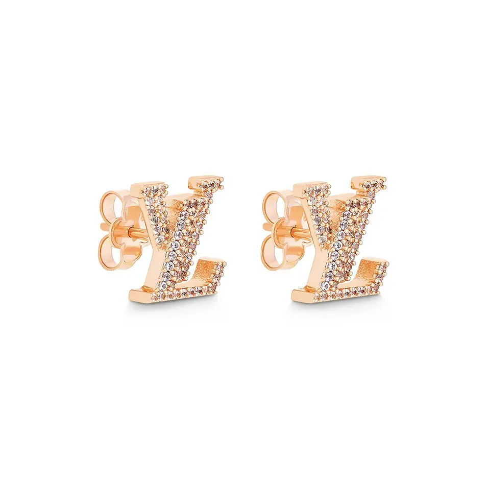 プレミアム商品 LOUIS VUITTON レターモチーフ トレンディメタル ピアス レディース N級品 本物同様 偽物ブランド